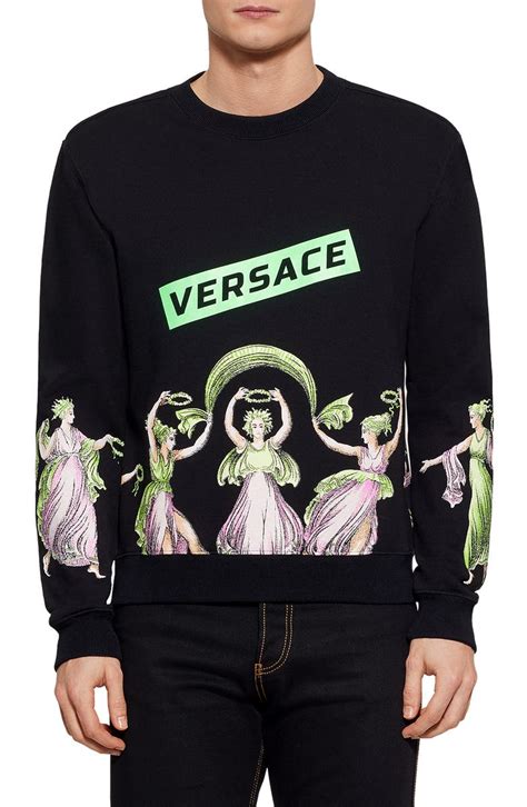 versace women's sweatshirt|Versace nordstrom.